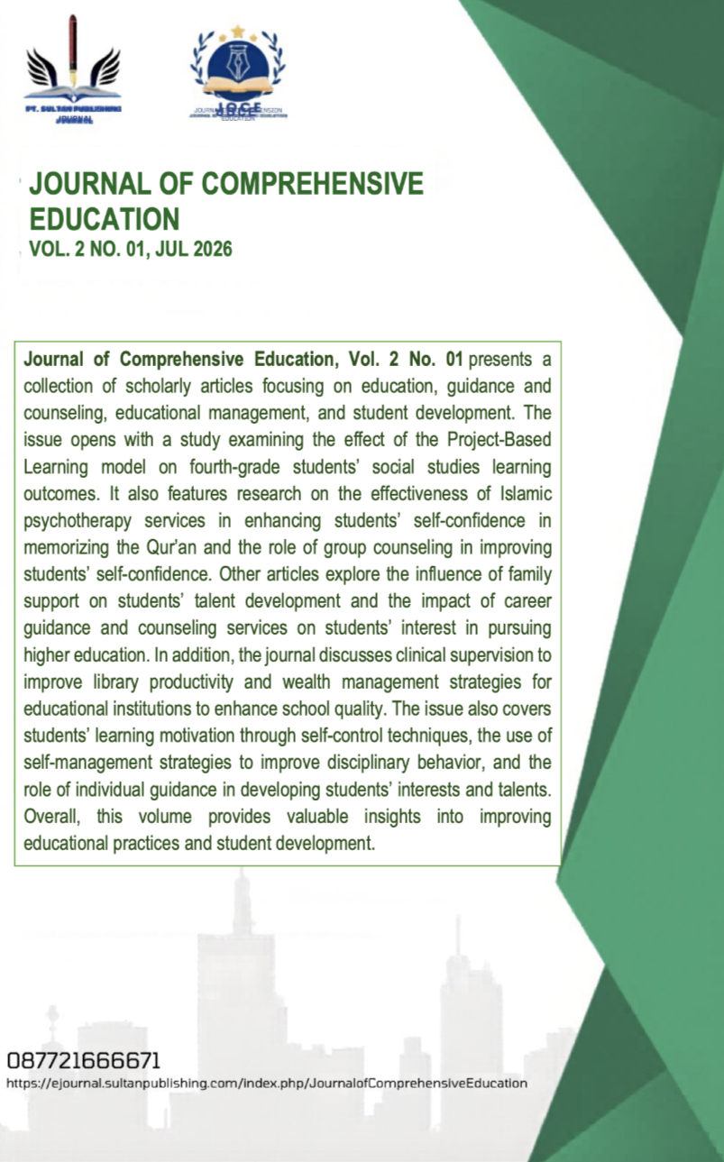 					View Vol. 2 No. 01 (2026): Journal of Comprehensive Education
				